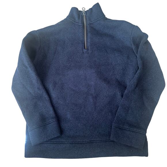 Old Navy Boy's Navy Blue Fleece Pullover - Size L (10-12) - Picture 1 of 4